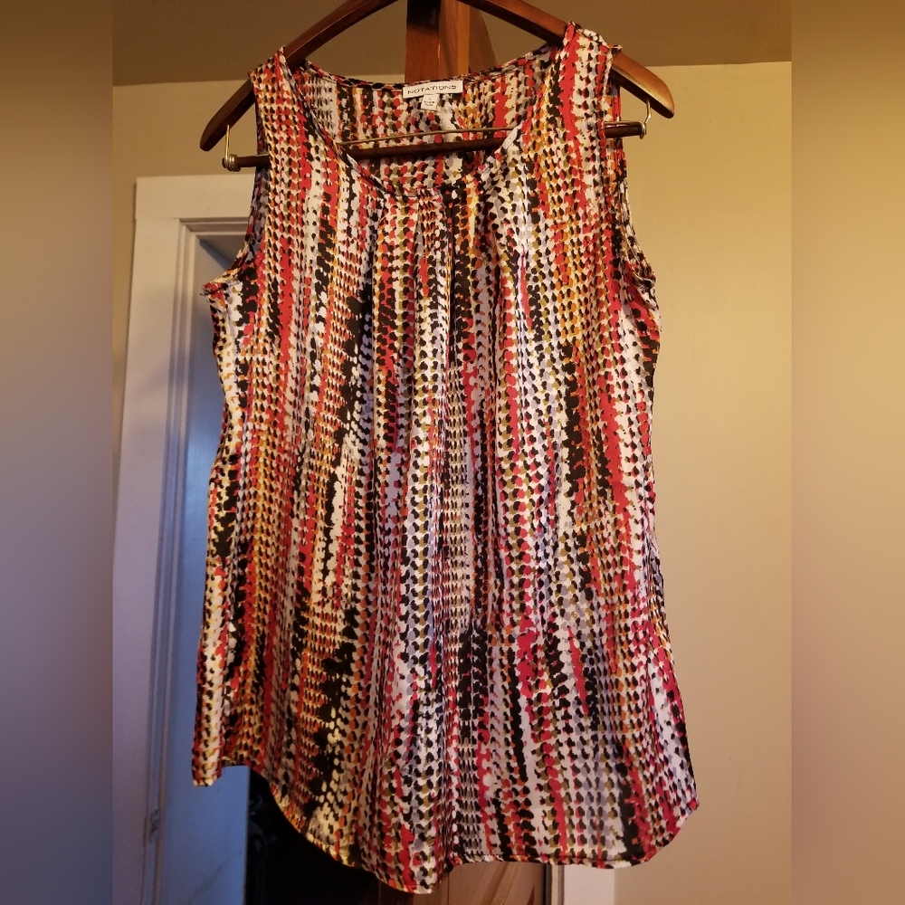 Colorful Tank Blouse